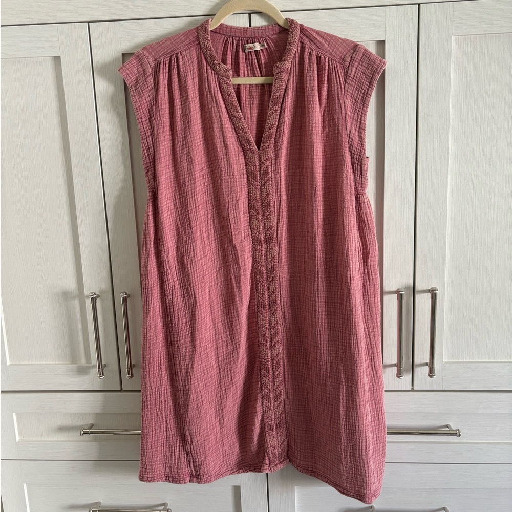 Faherty Dream Cotton Gauze Lucia Dress - Picture 2 of 5